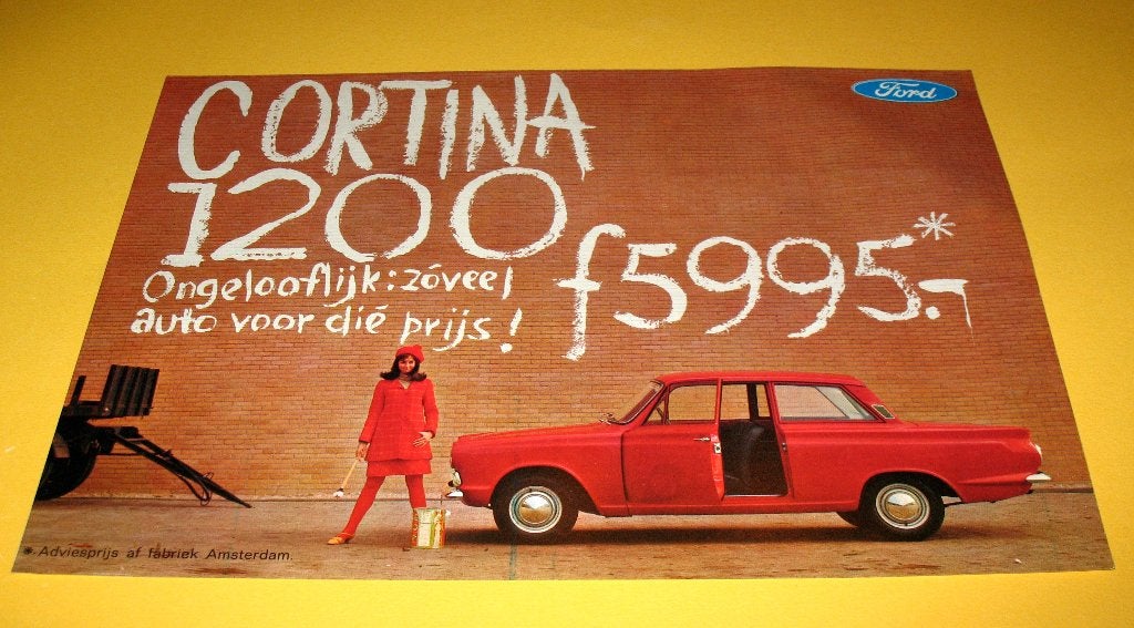 Folder autofolder Ford Cortina 1200 ZGAN