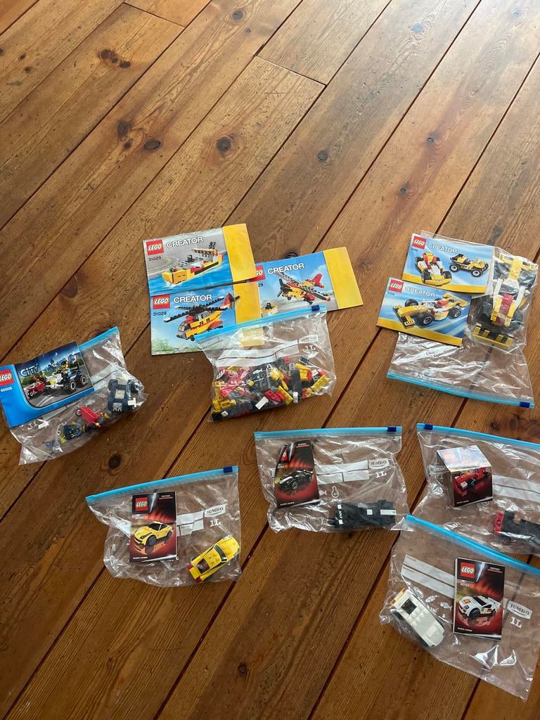 LEGO sets: City, Creator, Limited Edition Ferrari (6 stuks), Ophalen of Verzenden, Gebruikt