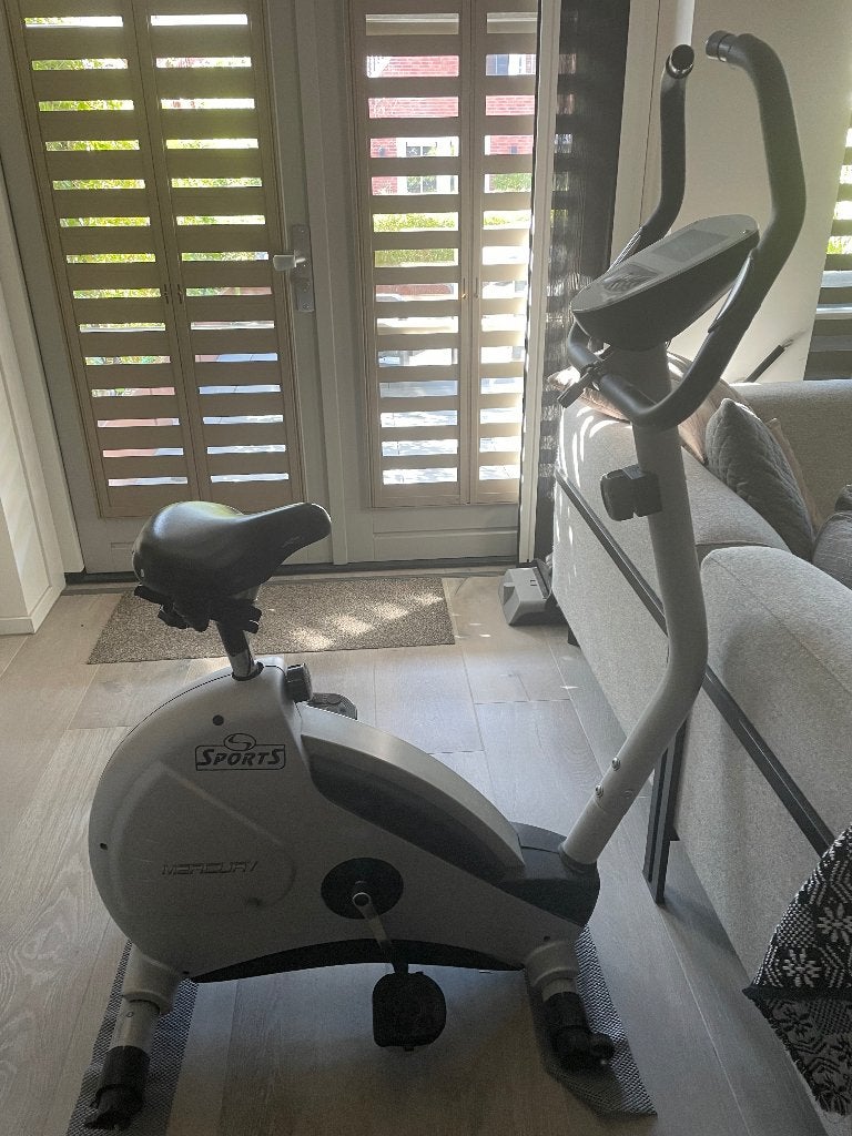 Prima hometrainer makkelijk instelbaar, verrijdbaar, Ophalen, Overige materialen, Gebruikt, Rug