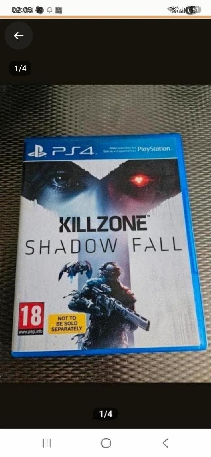 Killzone Shadow Fall PS4 - Zo goed als nieuw, Spelcomputers en Games, Games | Sony PlayStation 4, Zo goed als nieuw, Shooter, 1 speler