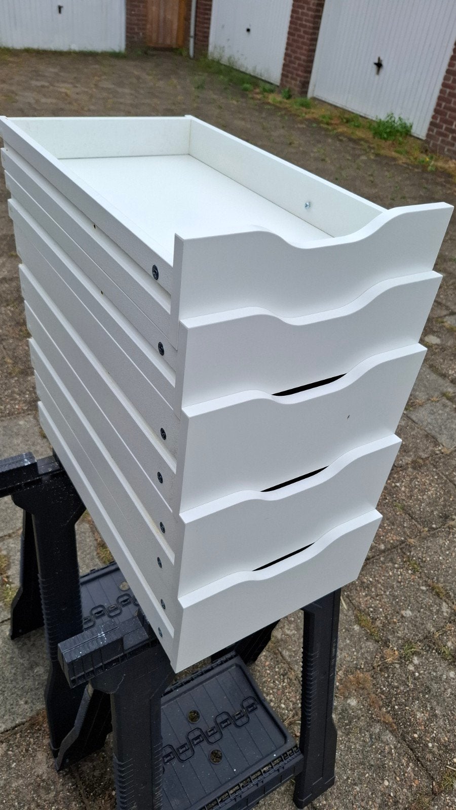 Buroladen met 5 stuks -  netjes, Huis en Inrichting, Kasten | Ladekasten, Ophalen, 50 tot 100 cm, 3 of 4 laden, Minder dan 100 cm