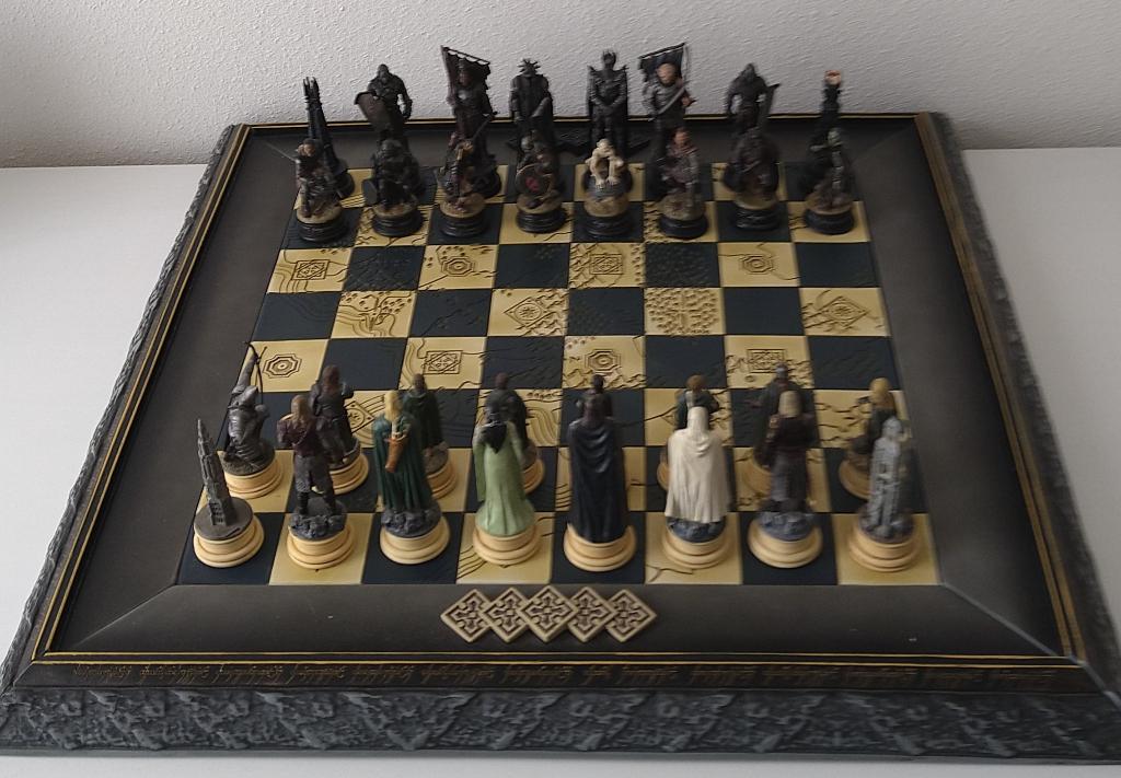 schaakspel lord of the rings, Verzamelen, Ophalen of Verzenden, Zo goed als nieuw, Spel