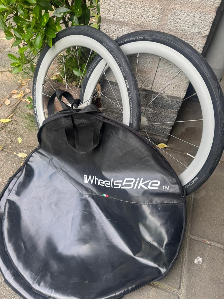 20” Aero wielenset + wielentas + nieuwe Schwalbe Durano, Ophalen of Verzenden, Nieuw, Duwrolstoel