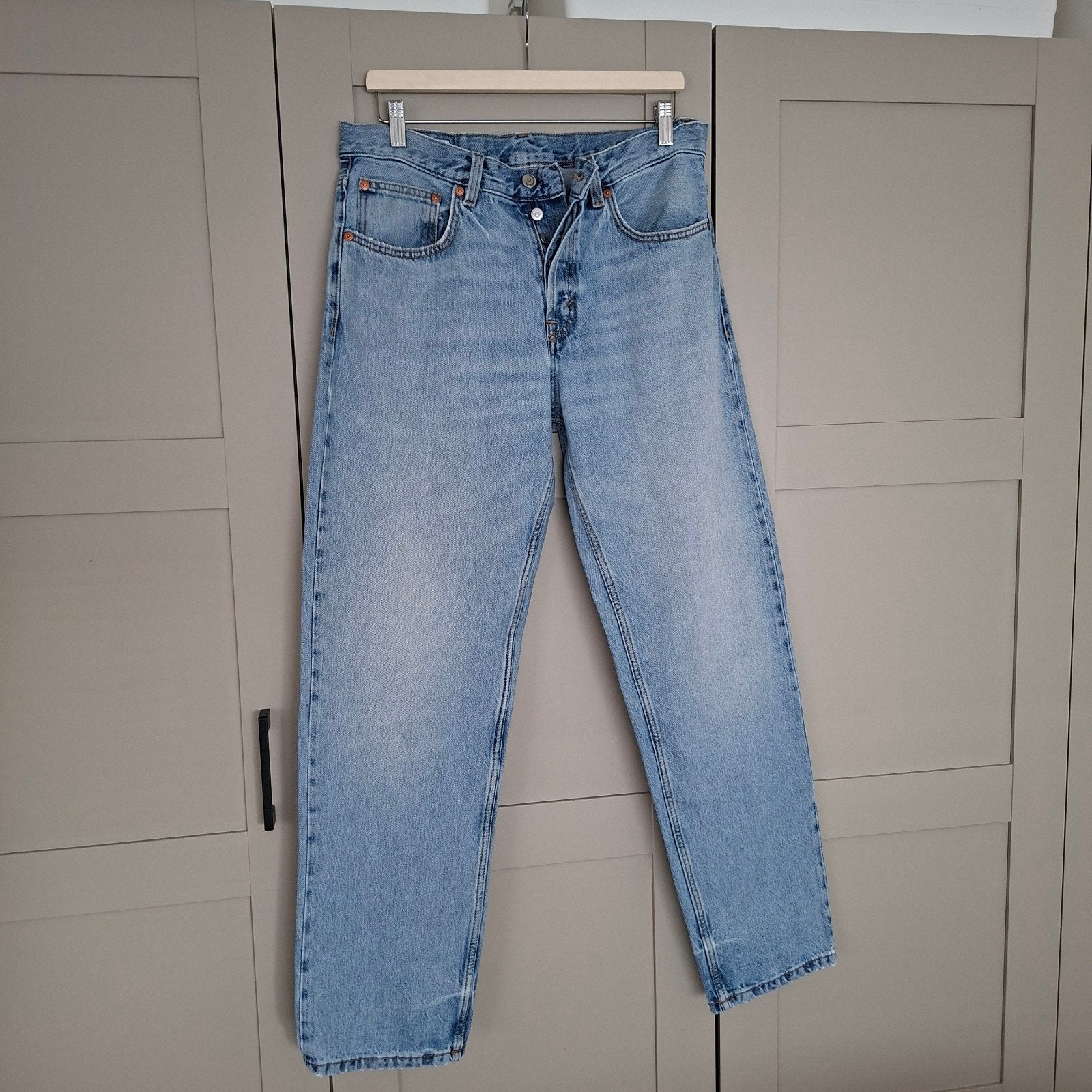 Zara herenspijkerbroek maat 32, Zara, Blauw, W32 (confectie 46) of kleiner, Ophalen of Verzenden