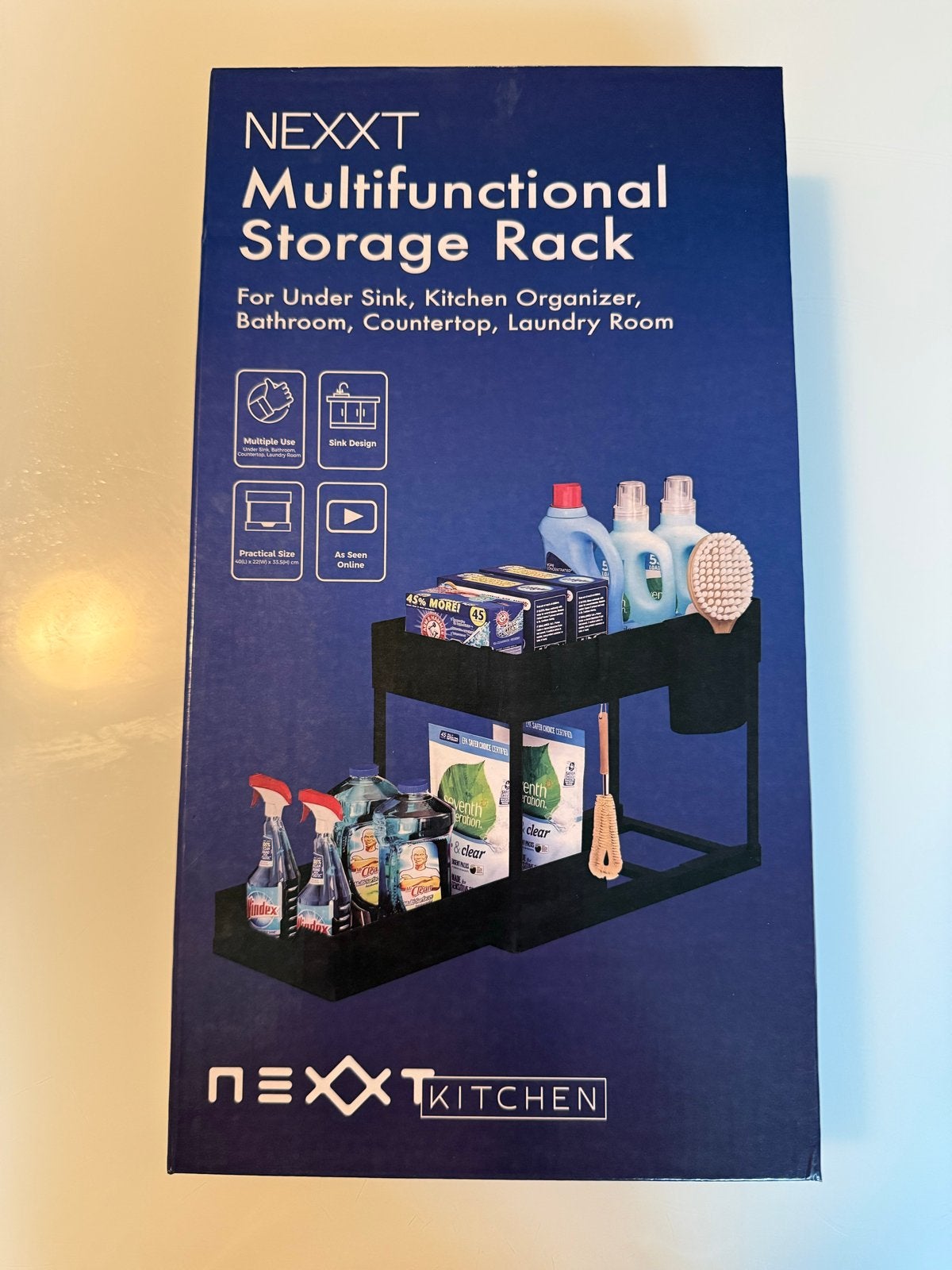 NEXXT Multifunctioneel Opbergrek - Keuken Organizer, Huis en Inrichting, Overige typen, Nieuw, Ophalen of Verzenden, Zwart