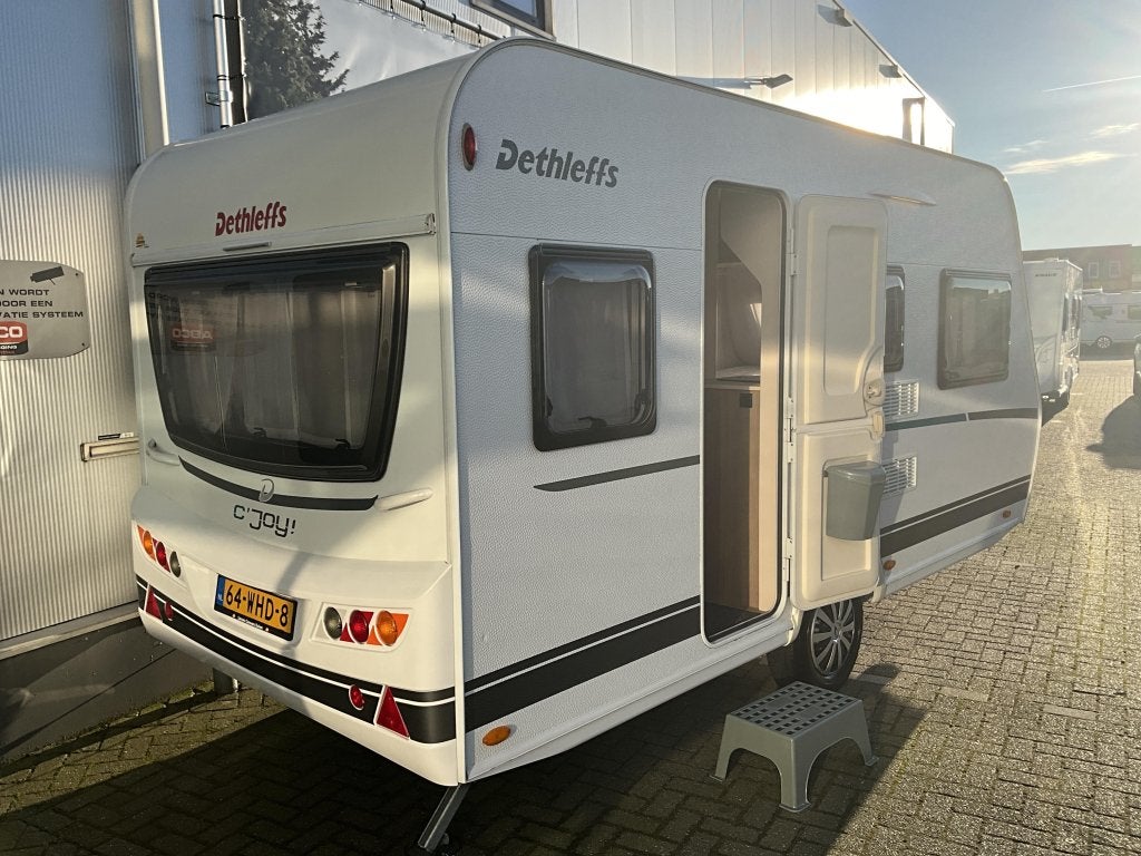 Dethleffs C'Joy 410 QL LUIFEL-LICHTGWICHT-MOVER, Standaardzit, Schokbreker, Bedrijf, Dwarsbed