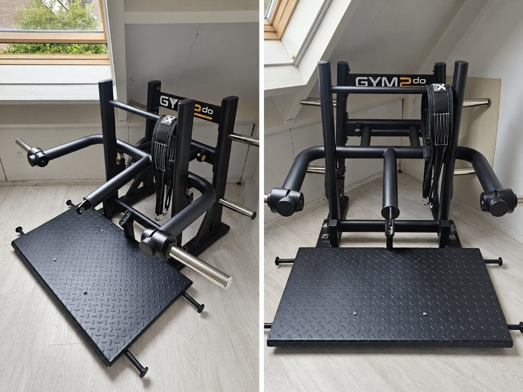 Professionele Belt Squat Machine  – incl. riem, Ophalen, Krachtstation, Zo goed als nieuw, Metaal