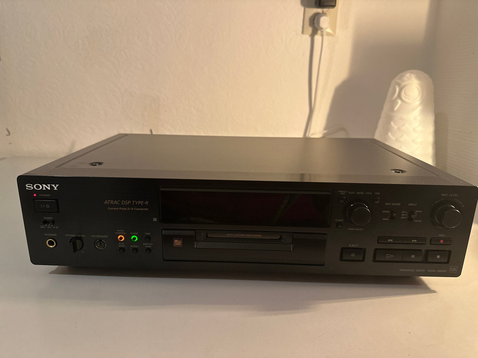 Defecte Sony MDS-JB930 Minidisc Recorder - ATRAC DSP Type-R, Ophalen of Verzenden, Minidisc-recorder