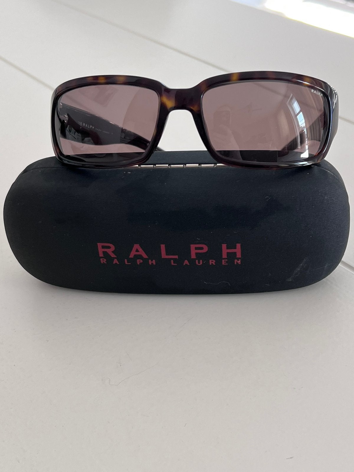 Ralph Lauren, zonnebril, origineel, Ophalen of Verzenden, Zo goed als nieuw, Bruin, Ralph Lauren