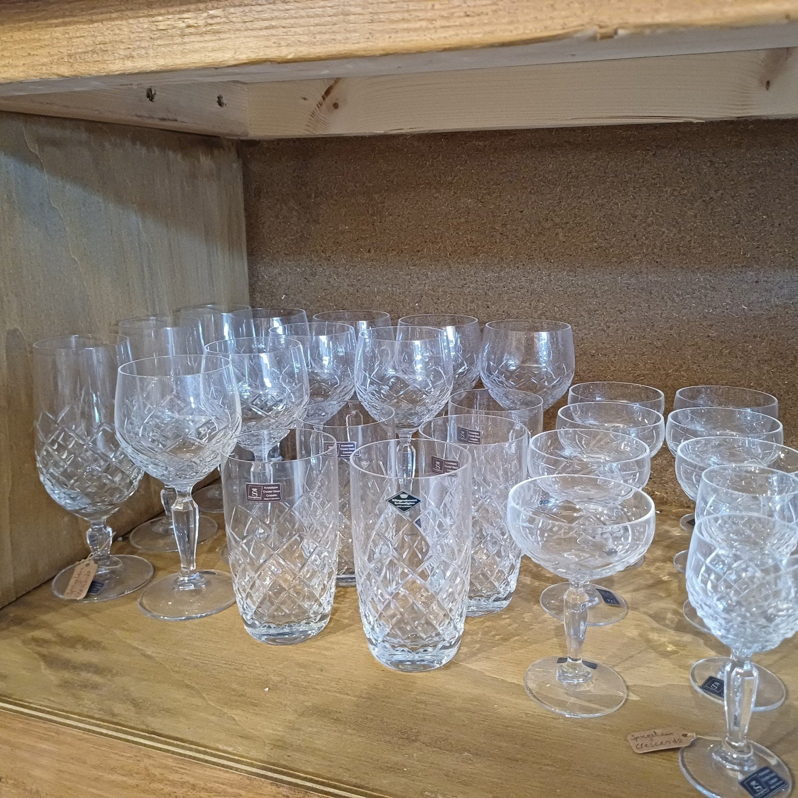 Spiegelau kristal glasservies Crescendo, Antiek en Kunst, Ophalen of Verzenden