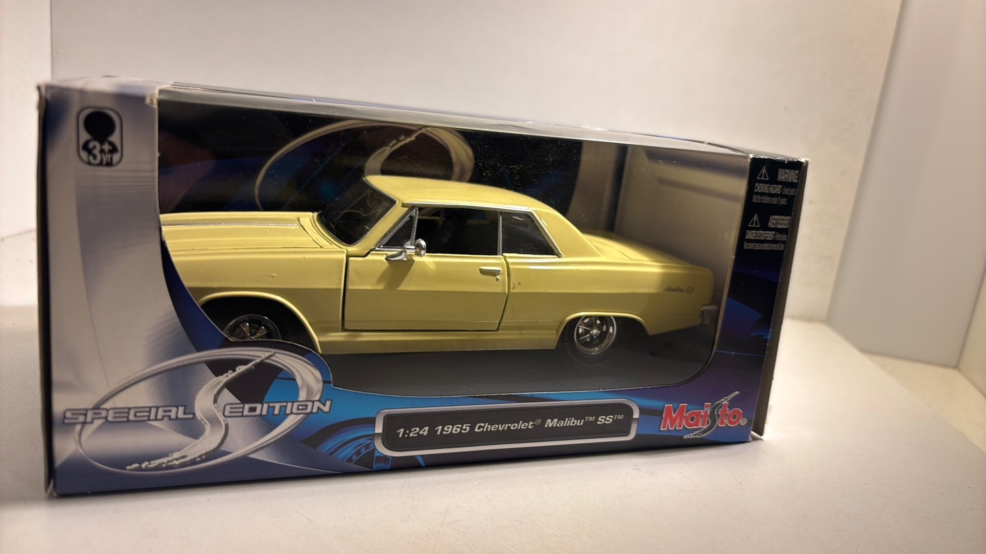 Chevrolet malibu ss 1965 maisto 1.24, Maisto, Ophalen of Verzenden, A, A