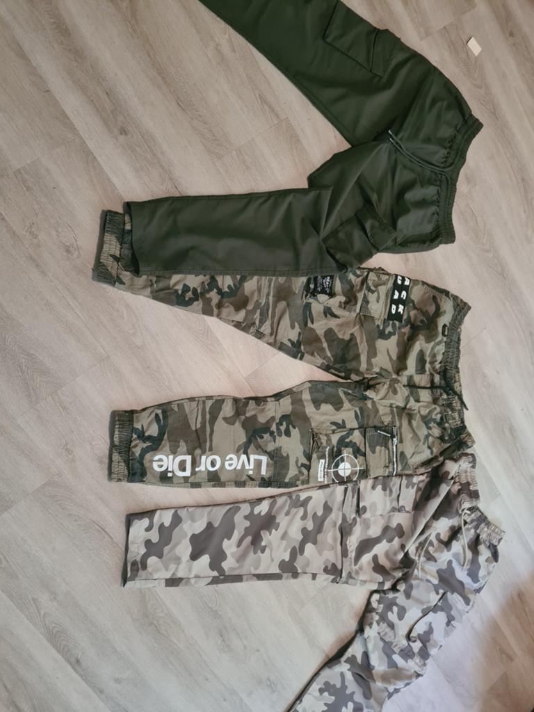 Heren broeken camouflage (xmail, black squad, Ophalen of Verzenden, Zo goed als nieuw, Zwart