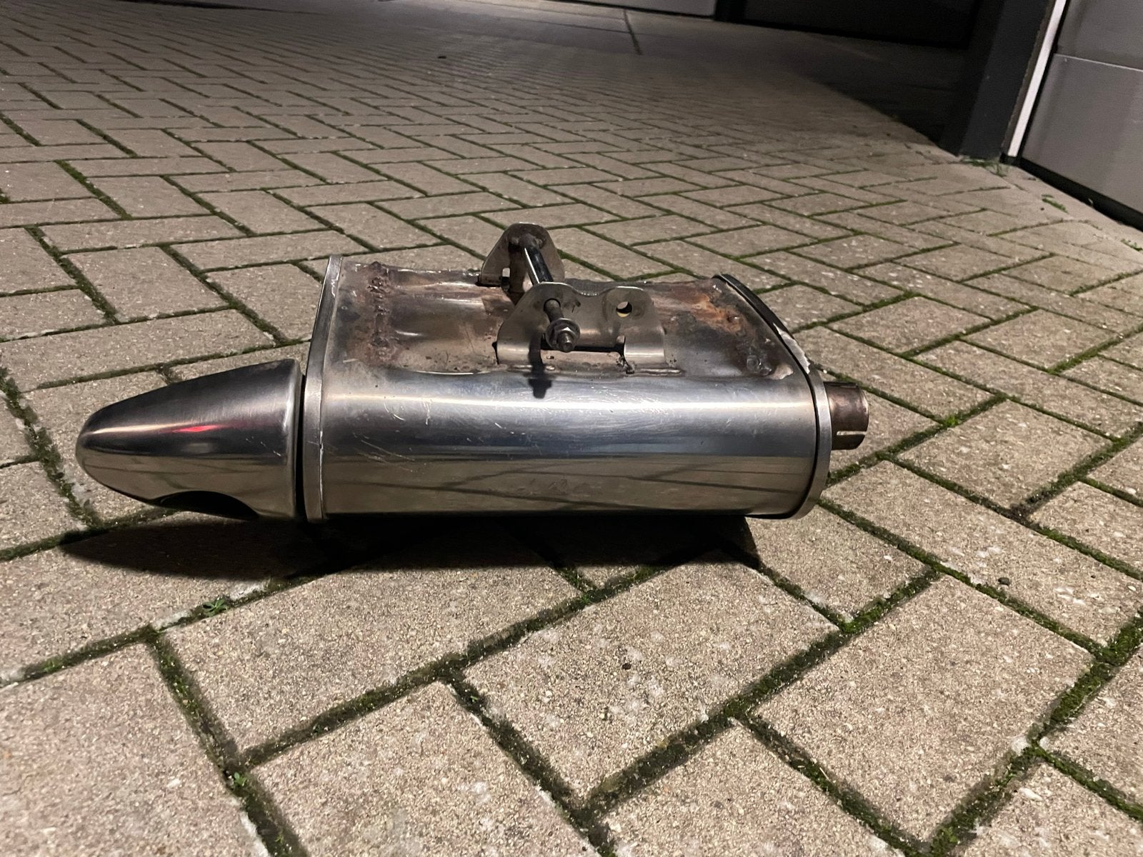 Originele Kawasaki ER6N uitlaat 2008 - Scherpe prijs!, Ophalen of Verzenden, Gebruikt