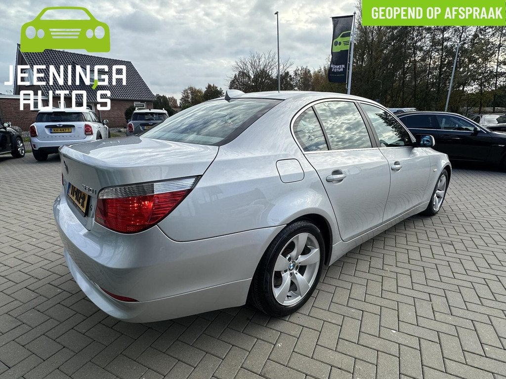 BMW 5-serie 530i|Navi|Clima|Leer, Automaat, Automatische klimaatregeling, Achterwielaandrijving, Gebruikt