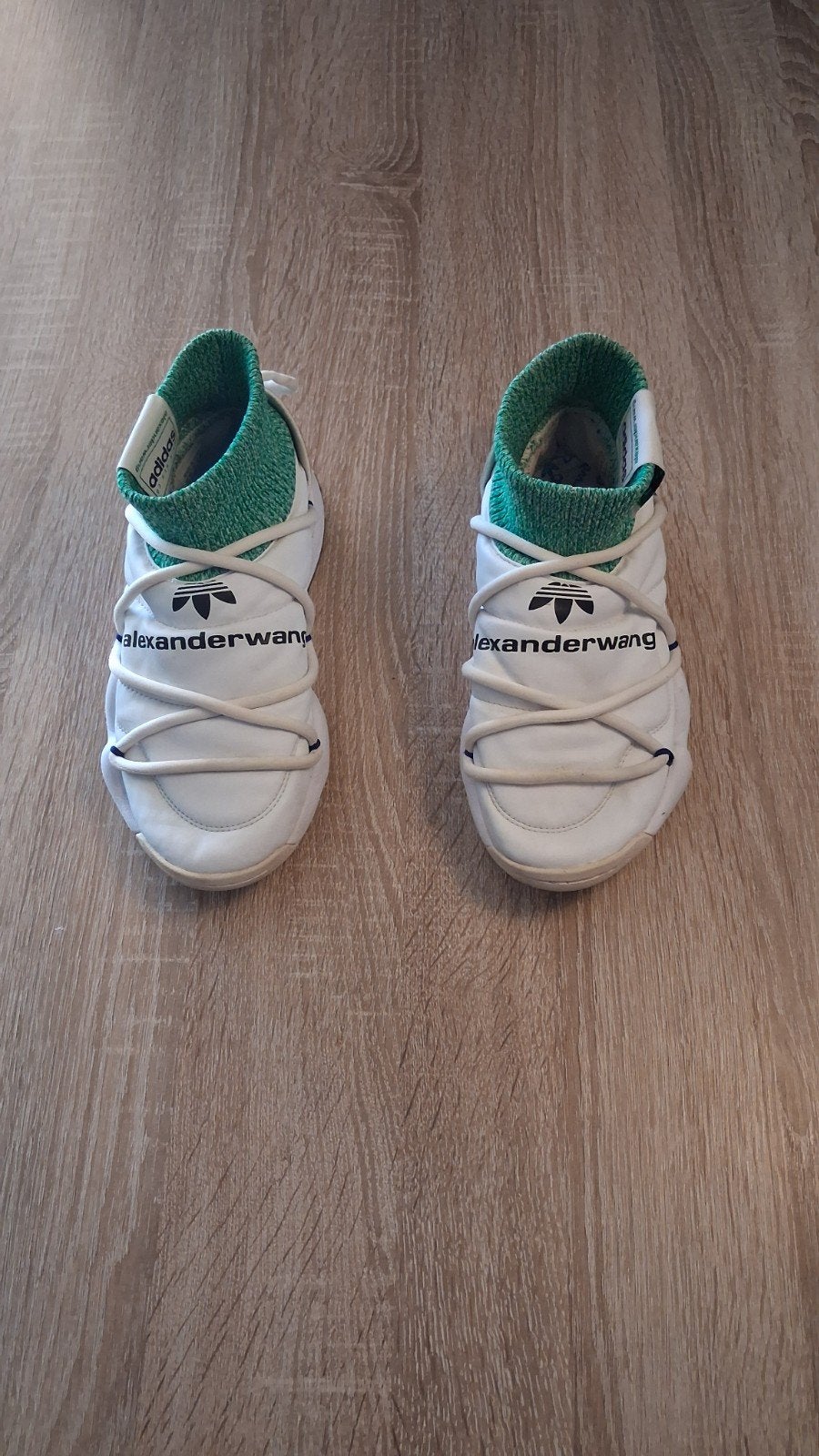 Adidas Alexander Wang Sneakers - Wit/Groen, Adidas Alexander Wang, Wit, Ophalen of Verzenden, Sneakers of Gympen