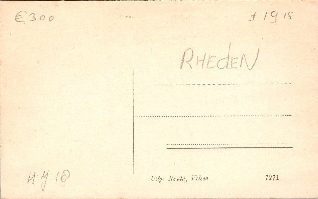 Rheden - 12 oude ansichtkaarten, Verzamelen, Ansichtkaarten | Nederland, Verzenden, 1940 tot 1960, Gelopen, Gelderland