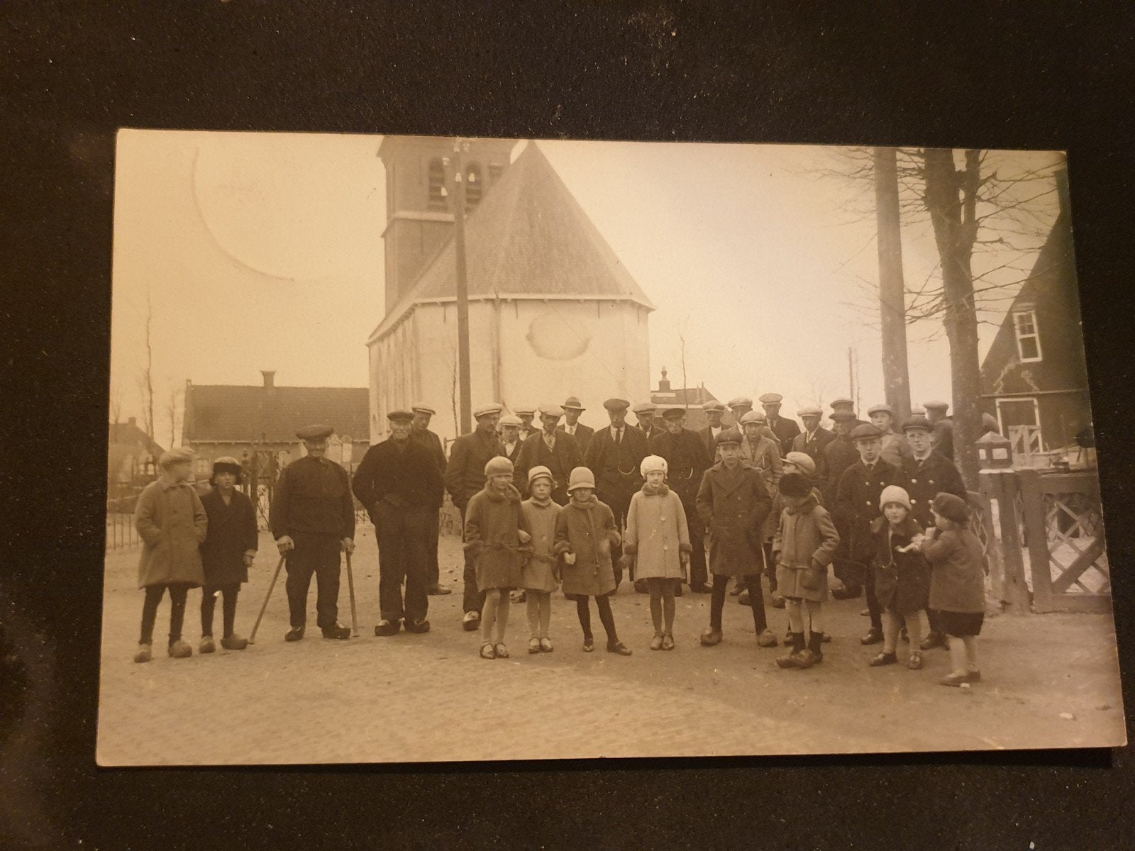 Fotokaart Ried (Friesland) bij Franeker ca. 1930, Ophalen of Verzenden, 1920 tot 1940, Gelopen, Friesland