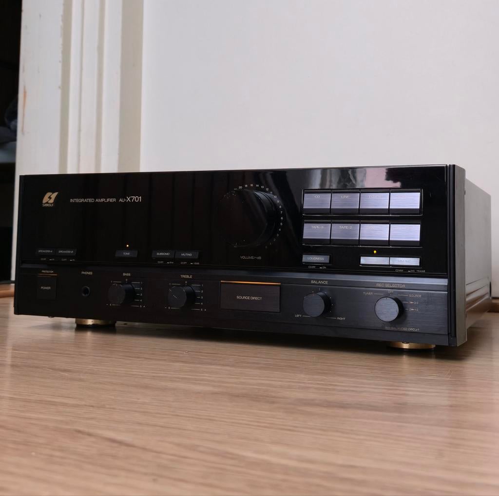 Sansui AU-X701 Geïntegreerde Versterker, Overige merken, Gebruikt, Ophalen of Verzenden, 120 watt of meer