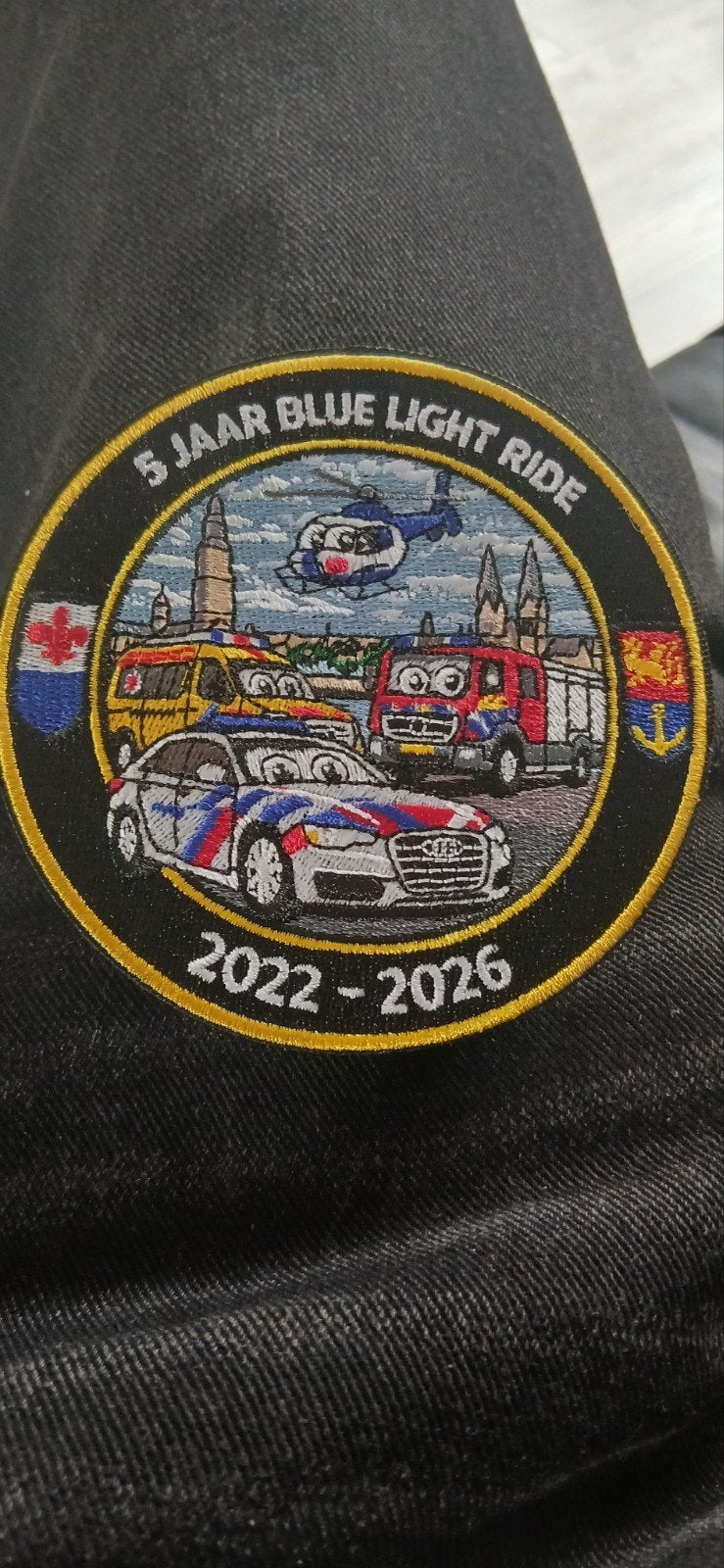 Patch 5 Jaar Blue Light Ride 2022-2026, Verzenden, Nieuw