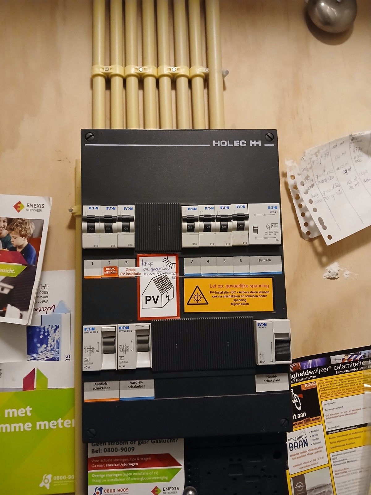 Holec HH Groepenkast met Aardlekschakelaars, Verzenden, Gebruikt, Overige merken, Groepenkast