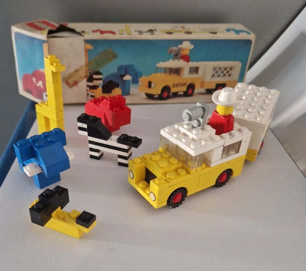 Lego 699 Foto Safari set met DOOS (1977), Gebruikt, Compleet, Lego, Ophalen of Verzenden