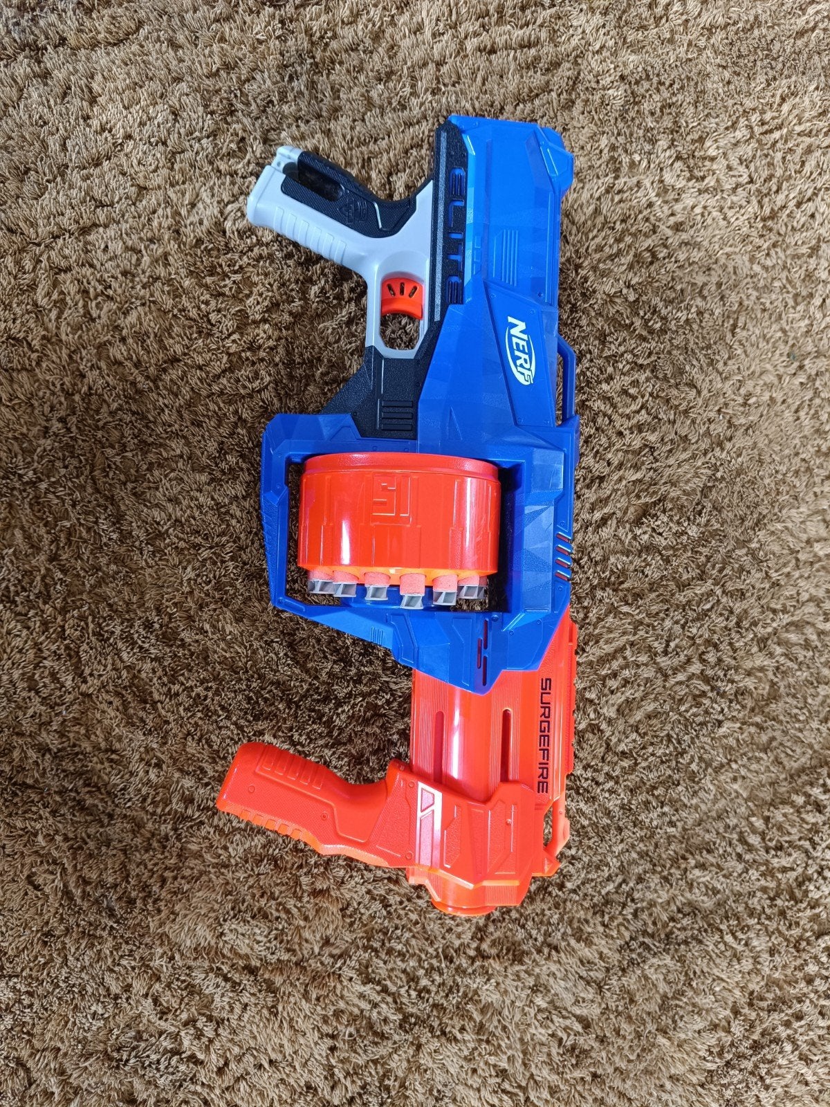 Nerf Surgefire Blaster - Zo goed als nieuw, Ophalen of Verzenden, Zo goed als nieuw