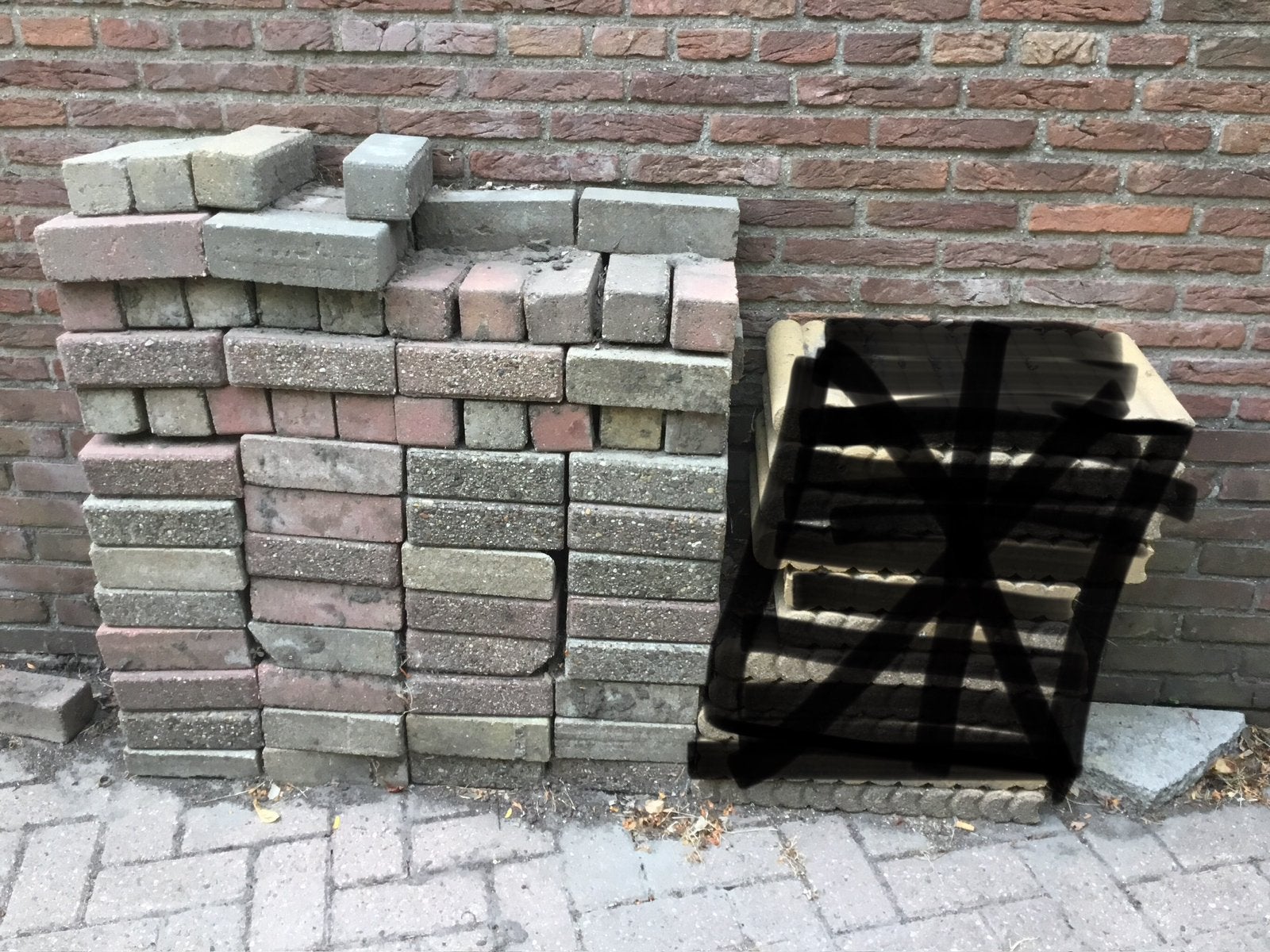 Gratis stenen ophalen, Ophalen