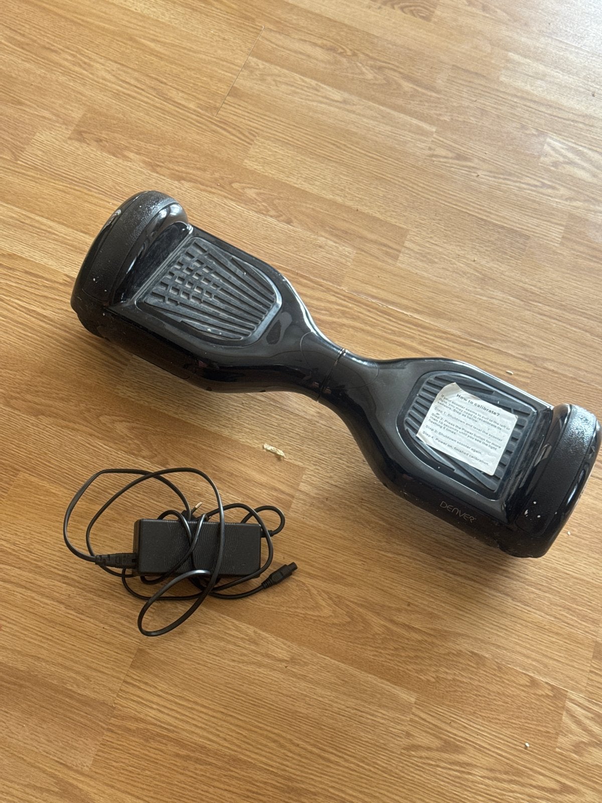 Denver Hoverboard Zwart met Oplader, Fietsen en Brommers, Steps, Ophalen, Gebruikt, Overige typen