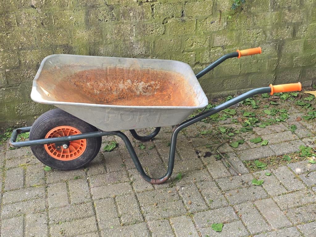 Gebruikte kruiwagen - Ideaal voor tuin en klussen, Ophalen of Verzenden, Handmatig, FORT, Gebruikt