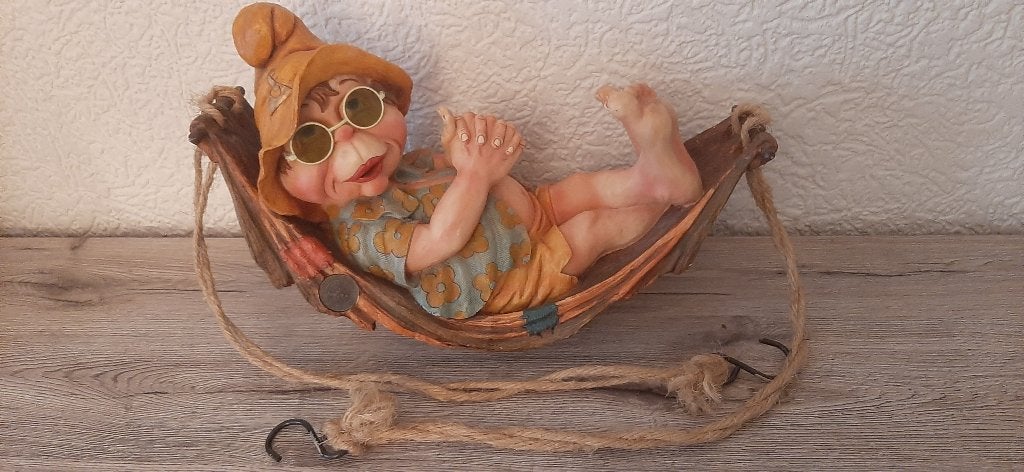 laven efteling Lazy in de hangmat, Ophalen of Verzenden, Zo goed als nieuw, Beeldje of Poppetje