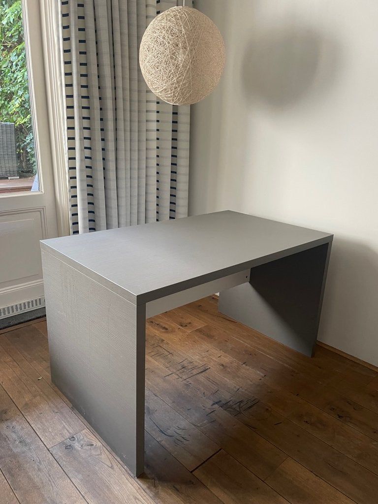 stoer grijs nitro bureau, Modern, Ophalen, Gebruikt, Grijs