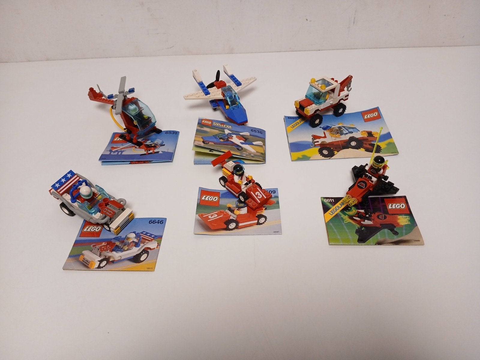lego setjes 6646 6660 6531 6811 6536 en 6509 in 1 koop, Ophalen of Verzenden