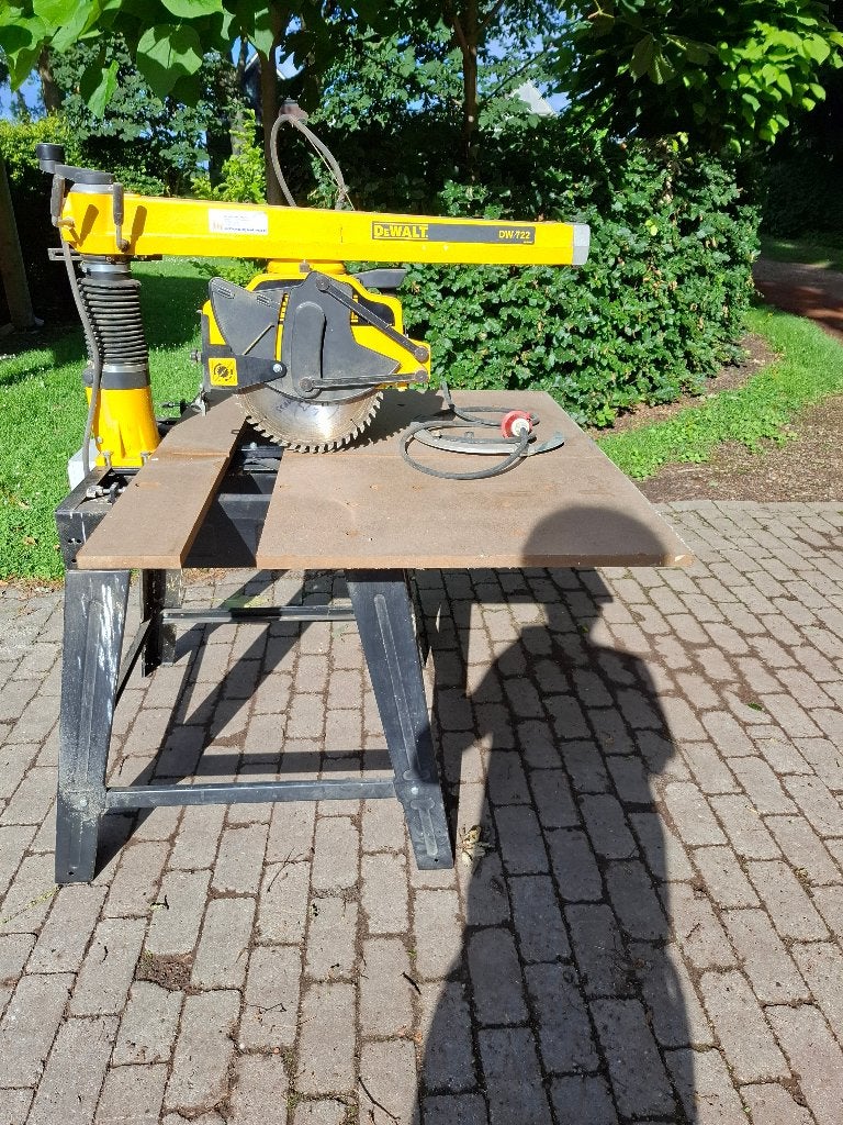 Dewalt 722 afkortzaag, Doe-het-zelf en Verbouw, Gereedschap | Zaagmachines, Ophalen, De Walt, Gebruikt, 70 mm of meer