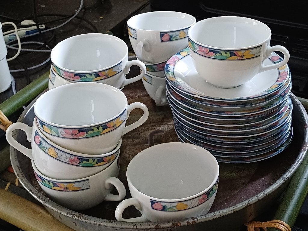 Theeservies porselein, Antiek en Kunst, Ophalen