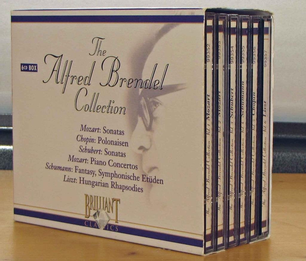 The Alfred Brendel Collection (pianist) 6 CD box, Kamermuziek, Boxset, Overige componisten, Ophalen of Verzenden