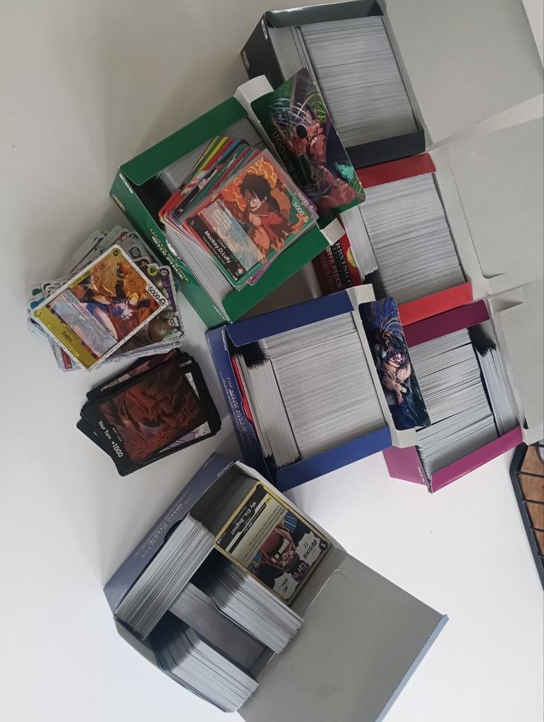 One piece grote bulk incl veel holo's en SR kaarten., Ophalen of Verzenden