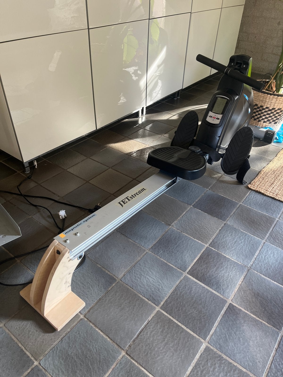 JETstream Roeitrainer - Magnetic System, Sport en Fitness, Ophalen, Gebruikt, Armen, Metaal