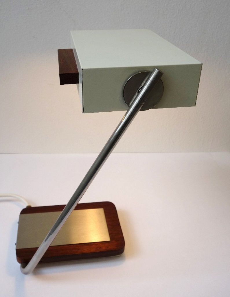 Vintage bureaulamp Kaiser Leuchten tafellamp Bauhaus lamp, Bureaulamp, Gebruikt, Vintage, 32 cm