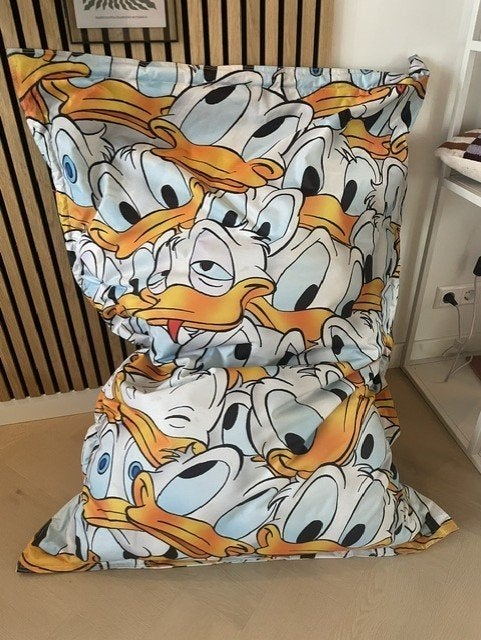 Donald Duck zitzak, Huis en Inrichting, Zitzakken, Ophalen, Gebruikt, Meerkleurig, Zitzak