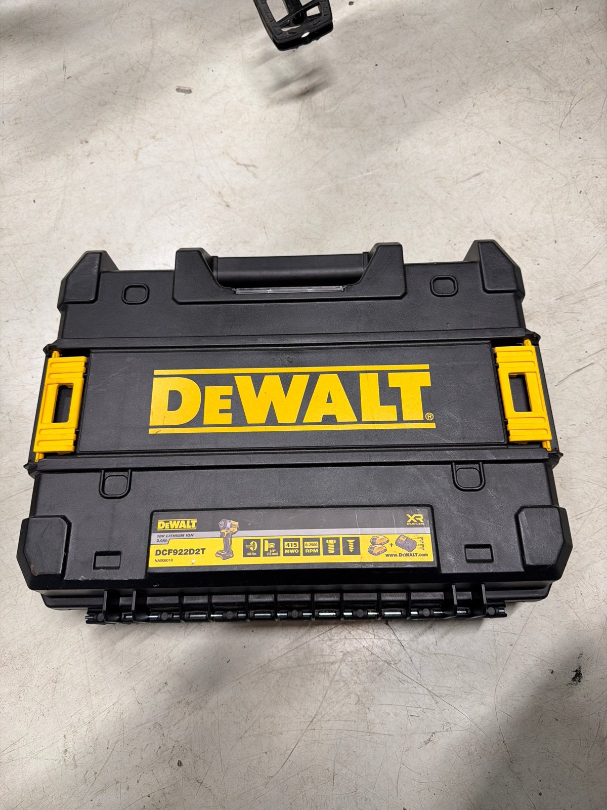 DeWalt T-STAK Koffer voor Gereedschap - DCF922D2T, Ophalen of Verzenden, Zo goed als nieuw