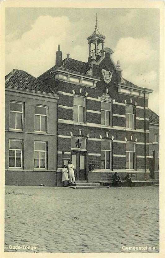 380-762-029 Oude Tonge Gemeentehuis, Verzenden, Voor 1920, Zuid-Holland