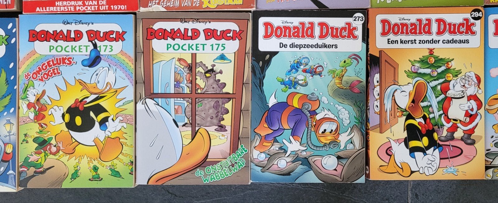 Donald Duck Pockets - 4 stuks  (173, 175, 273, 294), Boeken, Meerdere stripboeken, Ophalen of Verzenden, Gelezen