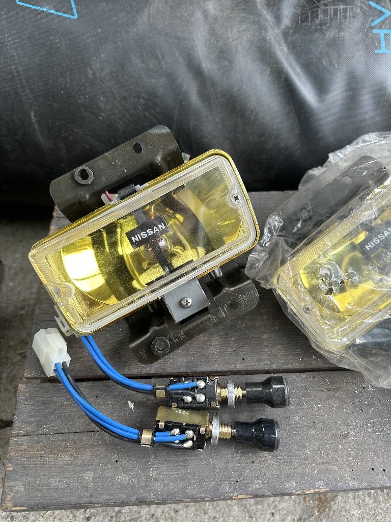 Nissan mistlampen - vintage geel - nieuw, Auto-onderdelen, Verlichting, Ophalen, Nieuw, Nissan