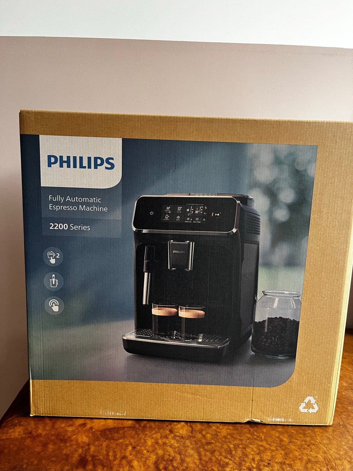 Philips 2200 Serie Volautomatisch Espressomachine, Ophalen, Nieuw, Espresso apparaat, Koffiebonen