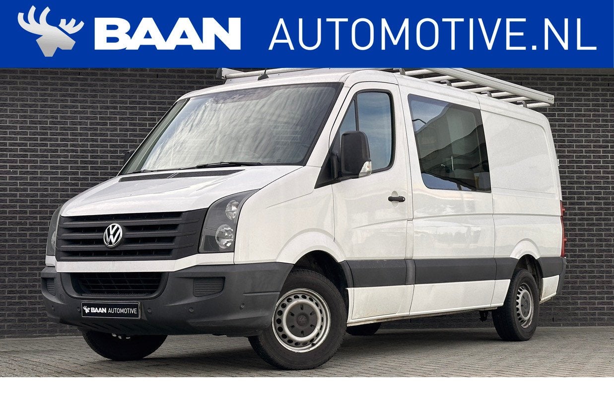 Volkswagen Crafter 35 2.0 TDI L2H1 DC | Imperiaal | PDC | Ai, Auto's, Gebruikt, 4 cilinders, Volkswagen, Wit