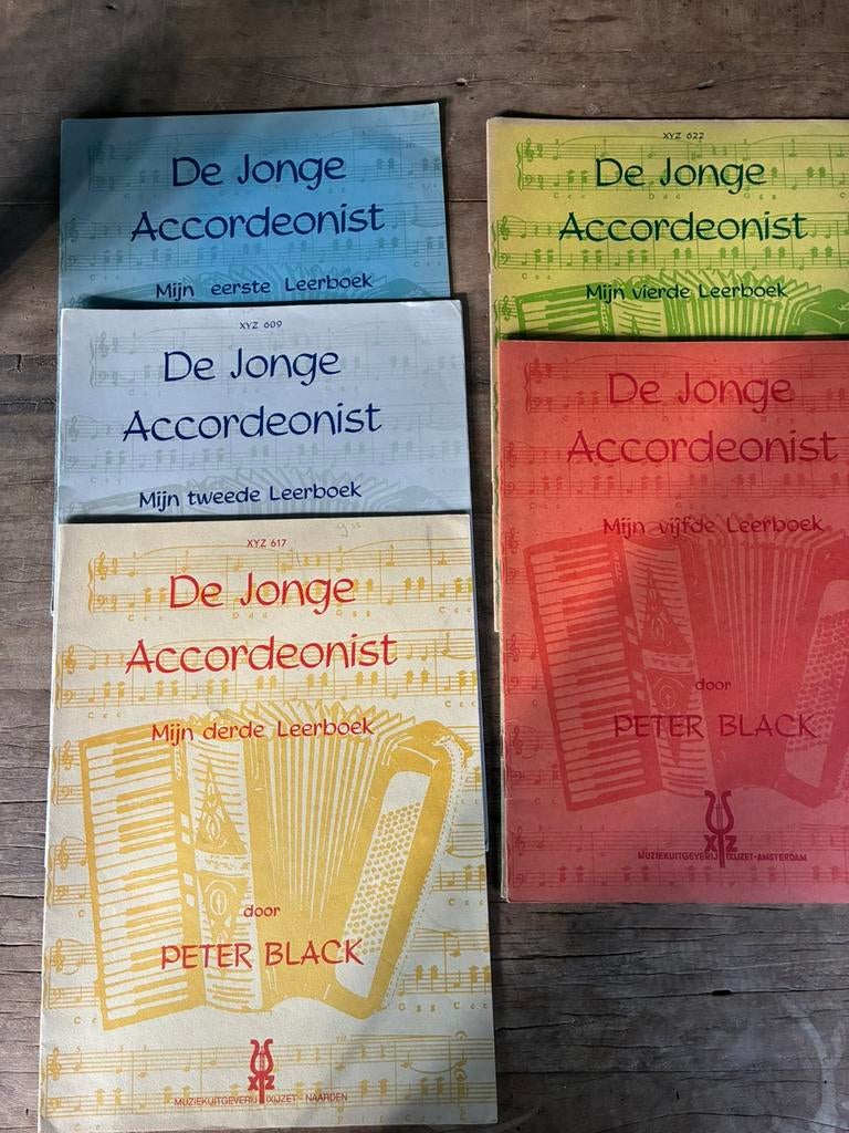 De jonge accordeonist, Ophalen of Verzenden, Gebruikt, Les of Cursus, Accordeon