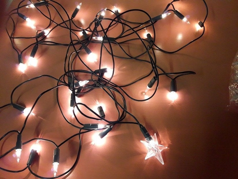 kerstverlichting in stervorm , voor elke lichtje zit er een, Ophalen of Verzenden, Nieuw