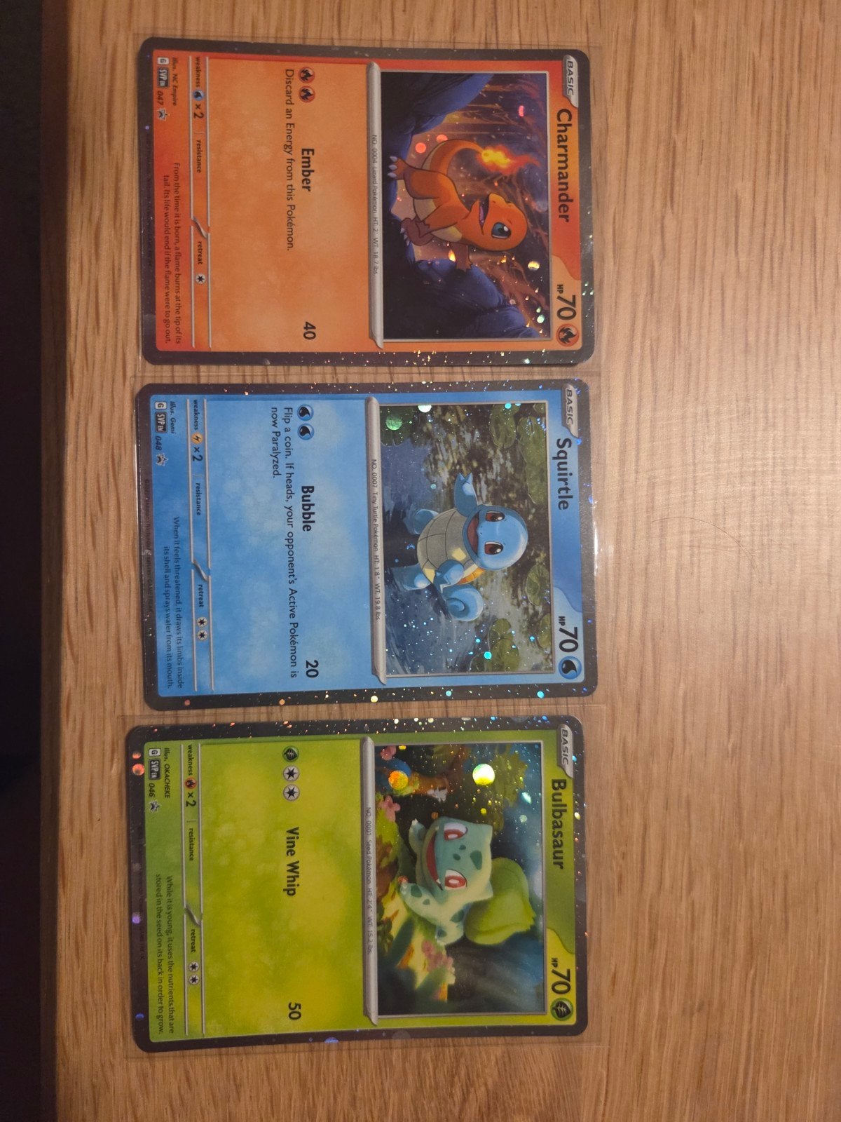 Pokémon starter promo's, Ophalen of Verzenden, Gebruikt, Meerdere kaarten