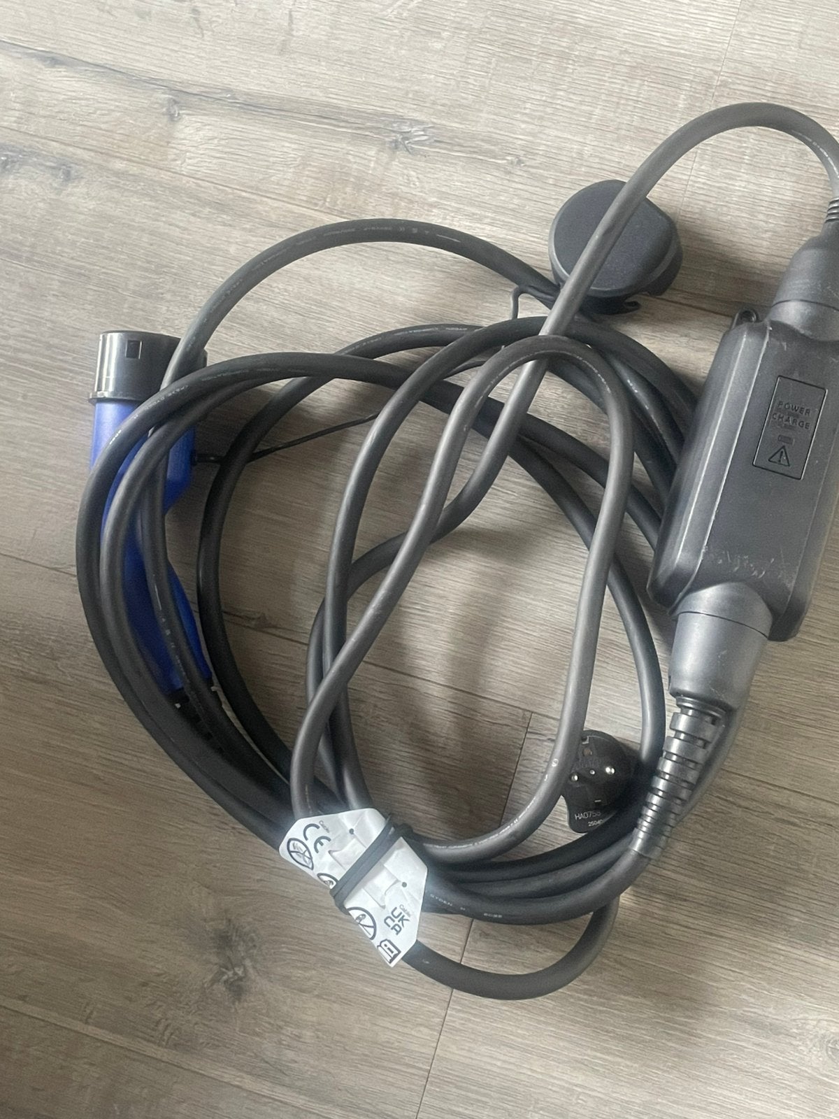 Laadkabel Auto 220v type 2 5 mtr, Auto diversen, Laadpalen, Ophalen of Verzenden, Zo goed als nieuw, Laadkabel