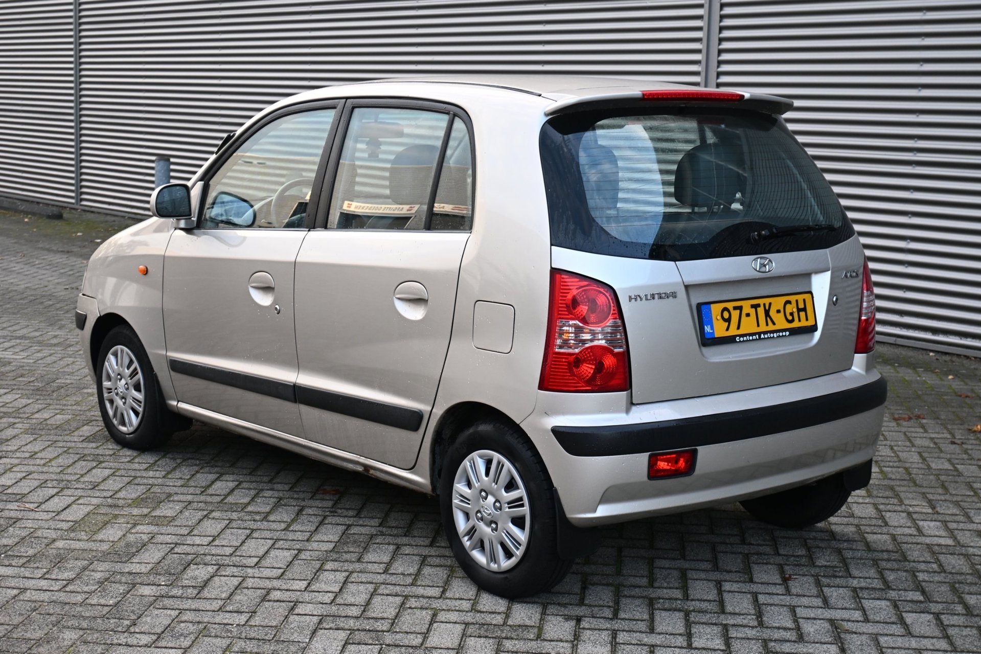 Hyundai Atos 1.1i Dynamic Cool Automaat, Airco, Elektr pakke, Auto's, Dealer onderhouden, Stof, 4 cilinders, Origineel Nederlands